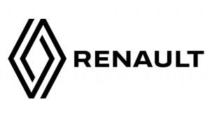 Logo de Renault en noir