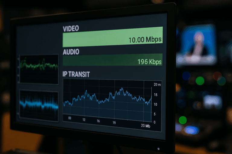 Connexion internet à débit garanti pour la diffusion en direct d'un Live Streaming.