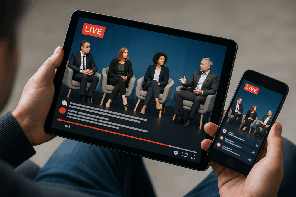 Agence digitale pour la diffusion en direct sur internet.